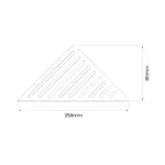 Corner Bracket Holder 10" - BA013 - Image 2